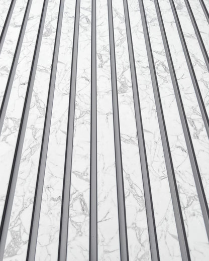 Calacatta Marble Slat Wall Panel - Lux Panels™
