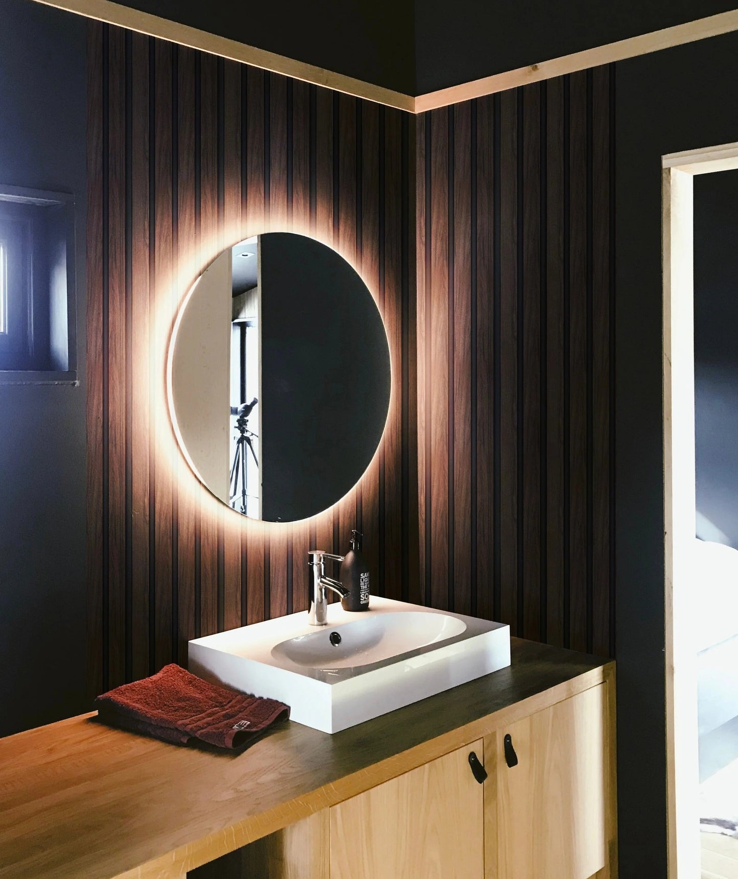 Walnut Slat Wall Panel - Lux Panels™