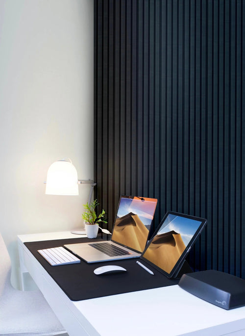 Slate Black Slat Wall Panel - Lux Panels™