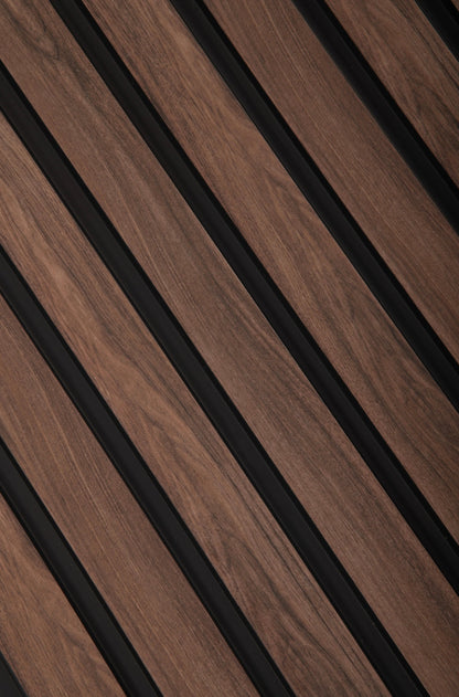 Walnut Slat Wall Panel - Lux Panels™
