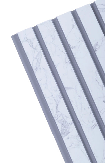 Calacatta Marble Slat Wall Panel - Lux Panels™