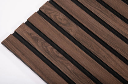 Walnut Slat Wall Panel - Lux Panels™