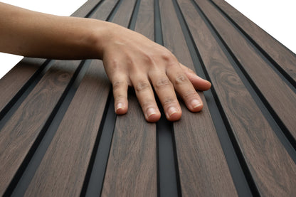 Walnut Slat Wall Panel - Lux Panels™