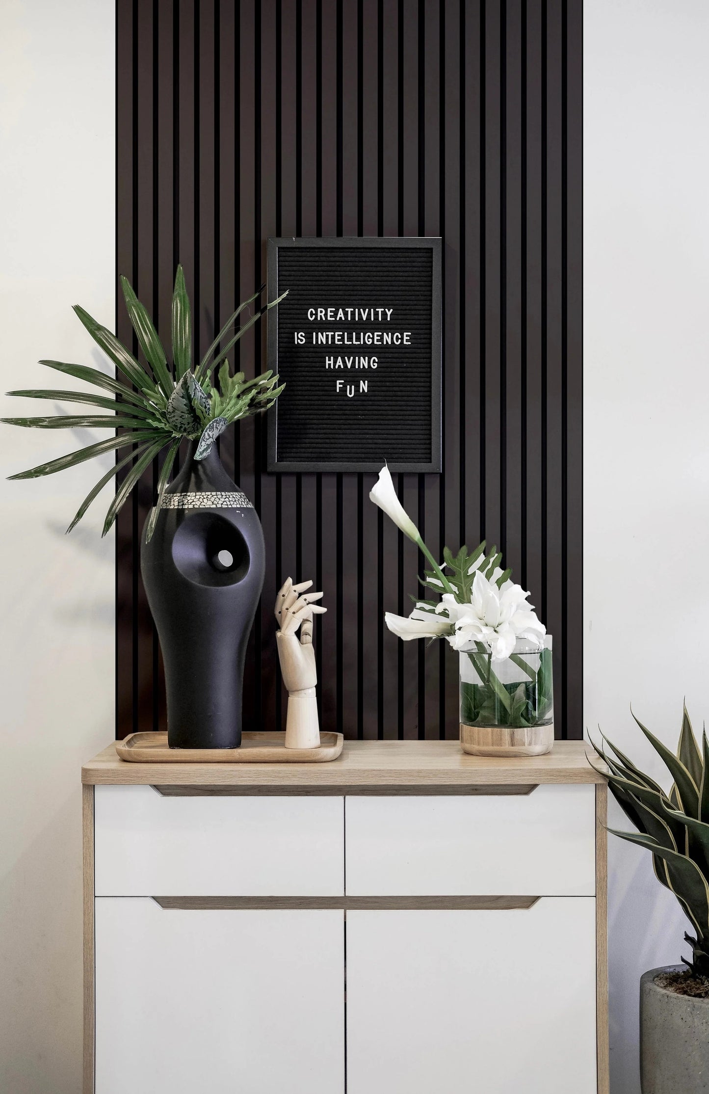 Daytona Grey Slat Wall Panel - Lux Panels™