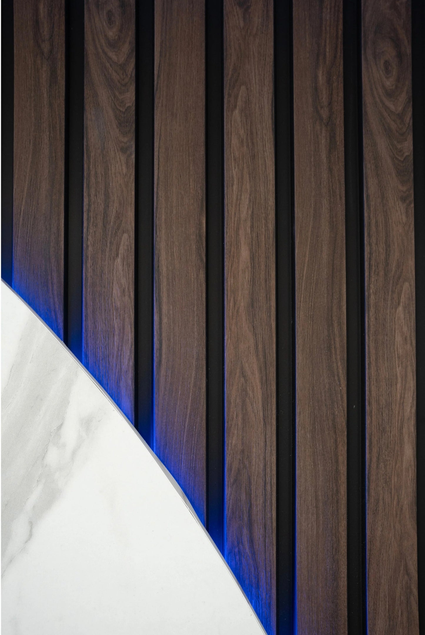 Walnut Slat Wall Panel - Lux Panels™